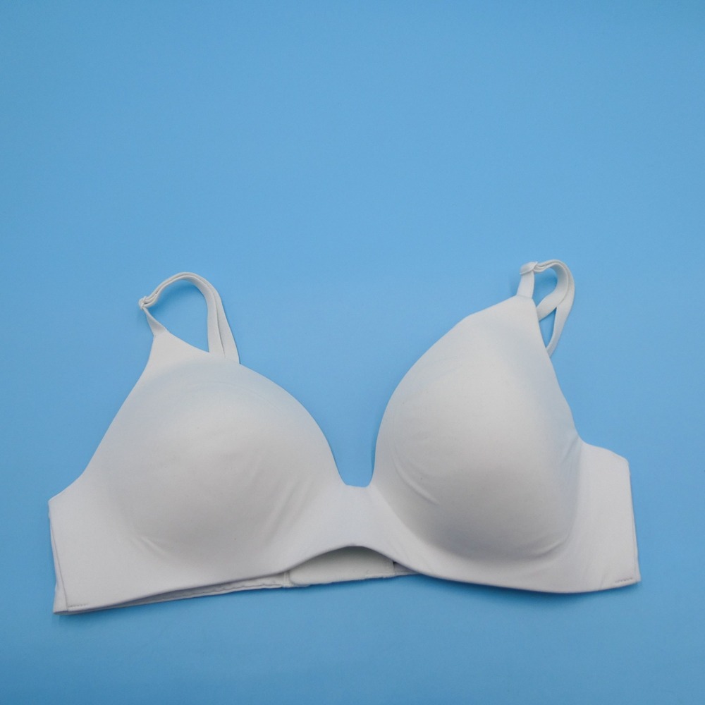 Victoria's Secret T-Shirt Bra Womens 34C Wireless Lightly Lined White Polyester‎